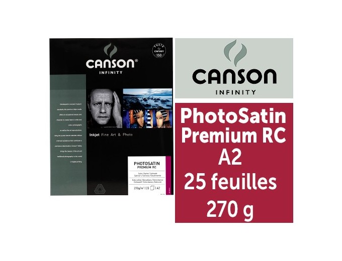 CANSON Photosatin Premium RC 270g Extra blanc