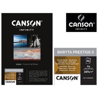CANSON Baryta Prestige II 340g Brillant
