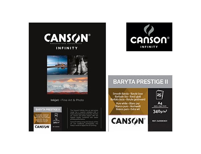 CANSON Baryta Prestige II 340g Blanc