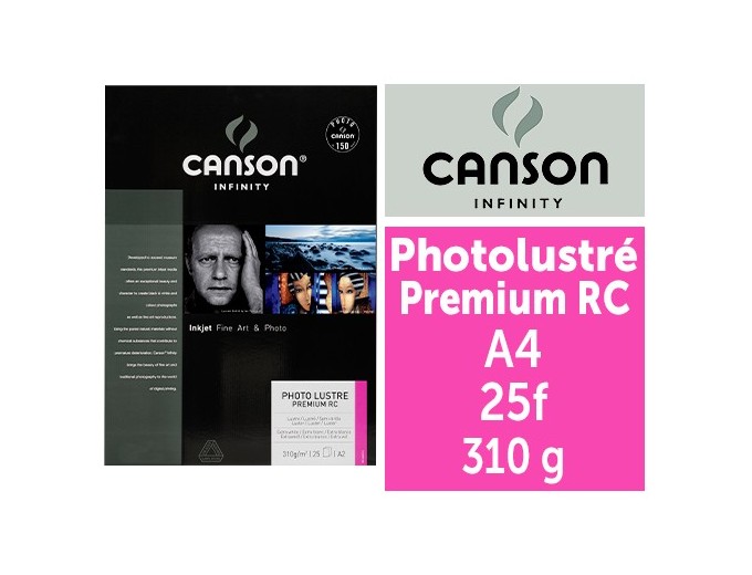 CANSON Photolustre Premium RC 310g Extra blanc