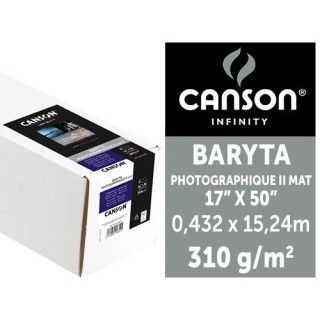 CANSON Baryta photographique II MATTE 310gr