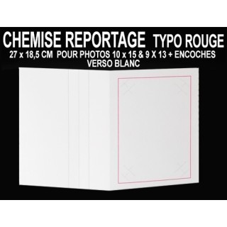 100 CHEMISES REPORTAGE ZOOM POUR 10x15