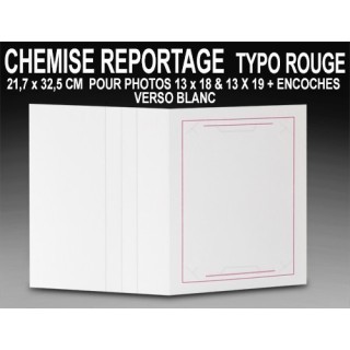 100 CHEMISES REPORTAGE ZOOM POUR 13X18   13X19