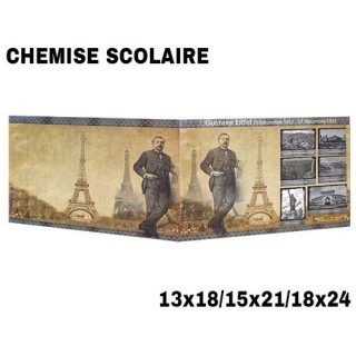 100 CHEMISES SCOL  EIFFEL  13x18 15x21 18x24