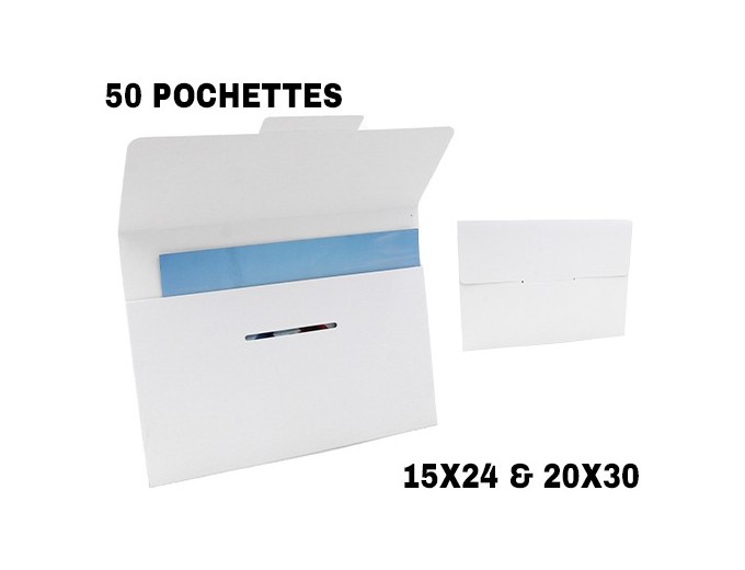 B B 50 POCH CARTON POUR AGRAND 18X24   20X30