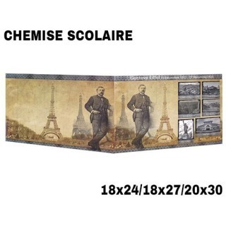 100 CHEMISES SCOLAIRE  EIFFEL  18x24 18x27 20x30