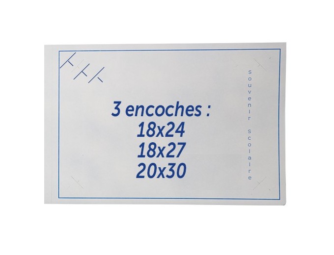 100 CHEMISES SCOL  7 MERVEILLES  18x24 18x27 20x30