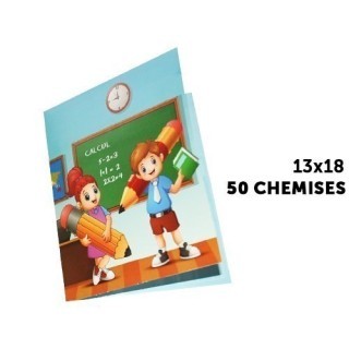 50 BIPTYQUES SCOLAIRE  Leçon DU JOUR   13x18 POCH
