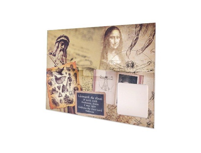 50 POCHETTES 22X32   LEONARD DE VINCI     FENETRE