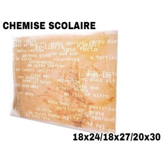 100 CHEMISES SCOL  LATIN  18x24 18x27 20x30