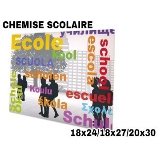 100 CHEMISES SCOL  ECOLE  18x24 18x27 20x30
