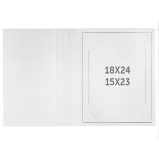 100 CHEMISES REPORTAGE FILET NOIR POUR 18X24,15X23