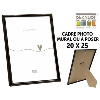 DEKNUDT CADRE RESINE NOIR FORMAT 20X25