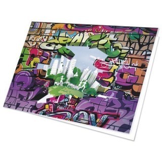 100 CHEMISES SCOLAIRE GRAFFITI 18x24 18x27 20x30