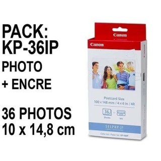 CANON KP-36IP  KIT ENCRE   36 TIRAGES PH10X15