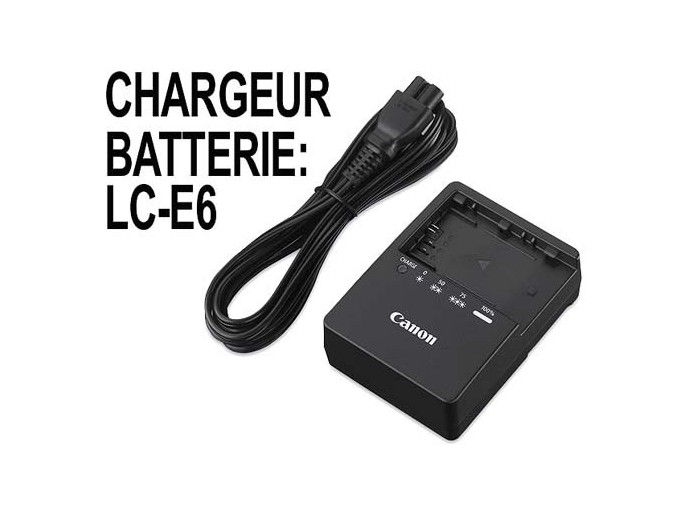 CANON LC-E6E   Chargeur pour Batterie LP-E6
