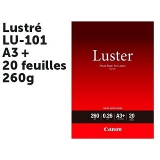 PAPIER CANON LU 101 PRO LUSTRER A3 plus  20f