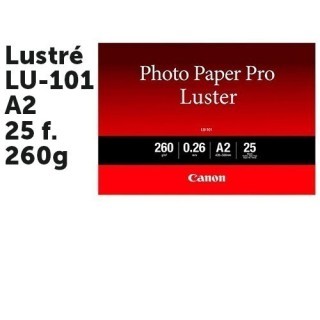 PAPIER CANON LU 101 PRO LUSTRER A2   25f