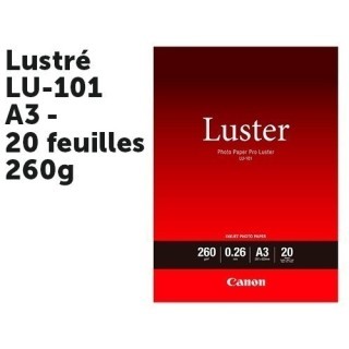 PAPIER CANON LU 101 PRO LUSTRER A3 20f