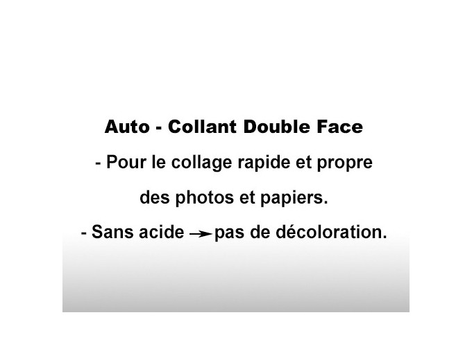 *PROMO* HENZO ADHESIF DOUBLE-FACE, BTDE 500 PUNTS