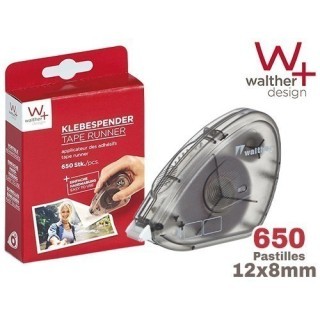 WALTHER ROLLER DE 650 PASTILLES DOUBLE FACE 12X8mm