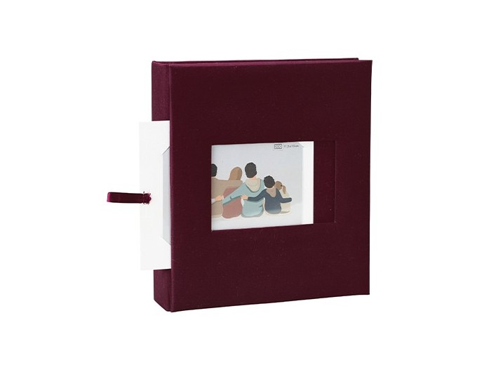 ALBUM ERICA 11,5X15 MEMO SQUARE 200phBORDEAUX