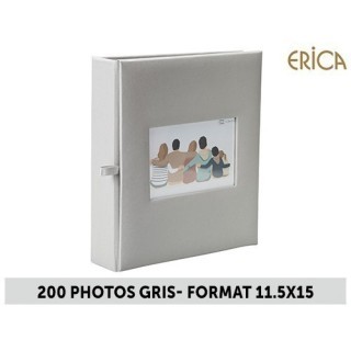 ALBUM ERICA 11,5X15 MEMO SQUARE 200phGRIS