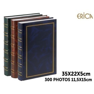 ALBUM ERICA 11,5X15 MEMO  MARBRES  300 POCHETTES