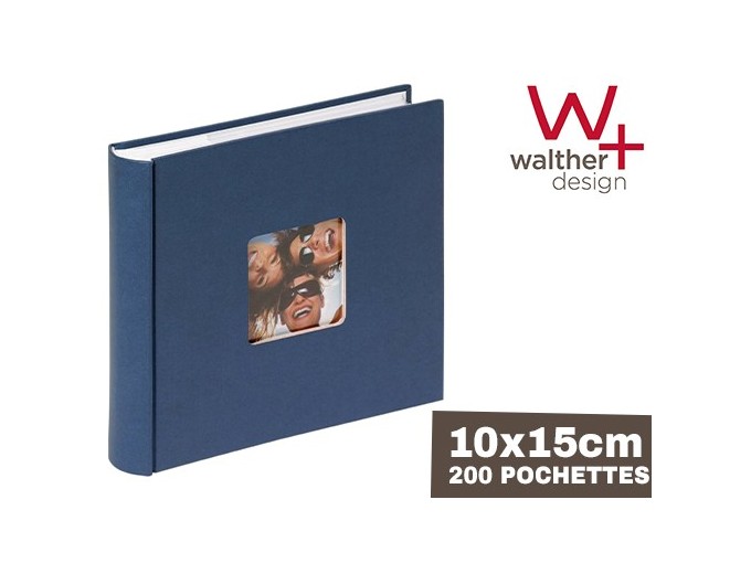 WALTHER ALBUM 10X15   FUN  200 POCHBLEU 2v p