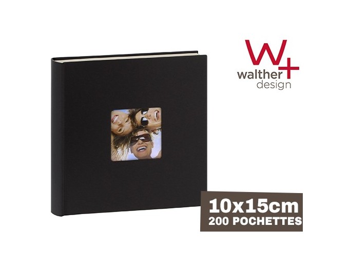 WALTHER ALBUM 10X15 MEMO  FUN  200 POCH NOIR 2v p