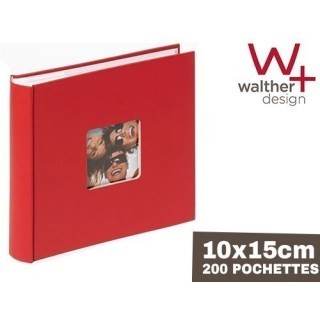 WALTHER ALBUM 10X15 MEMO  FUN  200 POCH ROUGE 2v p