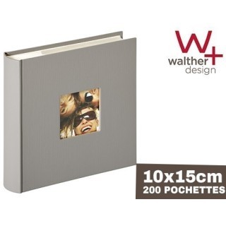 WALTHER ALBUM 10X15 MEMO  FUN  200 POCH TAUPE 2v p