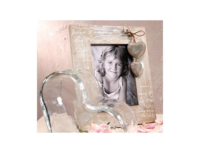 WALTHER CADRE BOIS 10X15  VINTAGE COEUR   VIELLI