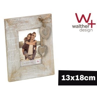 WALTHER CADRE BOIS 13X18  VINTAGE COEUR  VIELLI