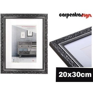 CADRE 20X30 BOIS BAROCK ARGENT