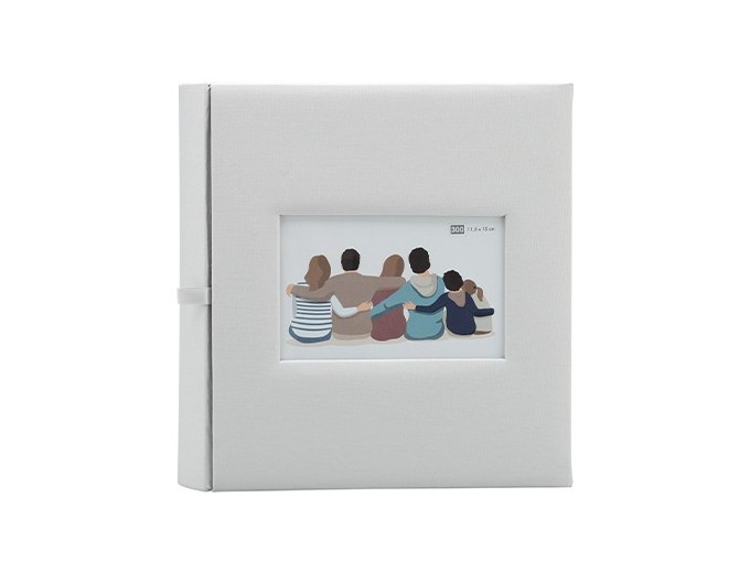 ALBUM 11,5X15 MEMO SQUARE 300phGRIS 2V P