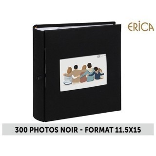 ALBUM 11,5X15 MEMO SQUARE 300phNOIR 2V P