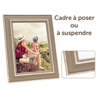 Deknudt cadre avec biseau naturel ou brun