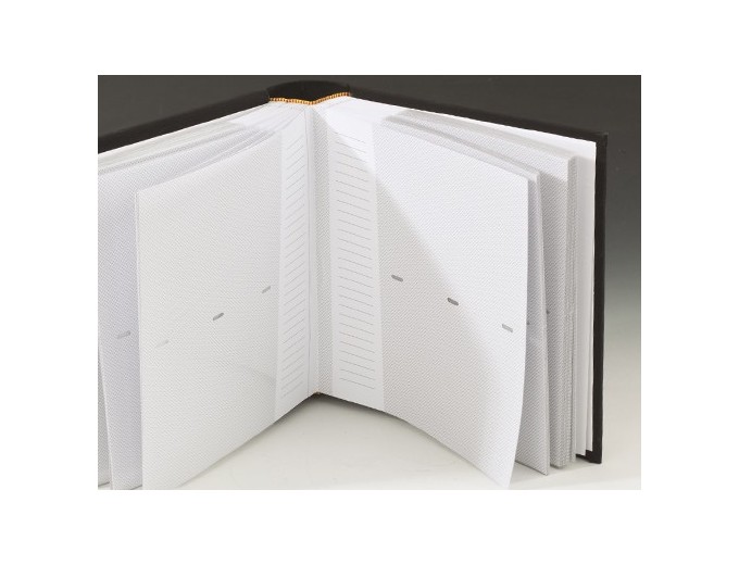 ALBUM 11,5X15 MEMO SQUARE 300phNOIR 2V P