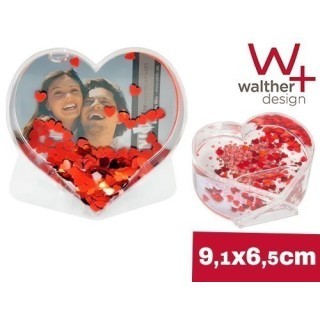 WALTHER PRESENTOIR 12 CADRES A PAILLETTES  COEUR