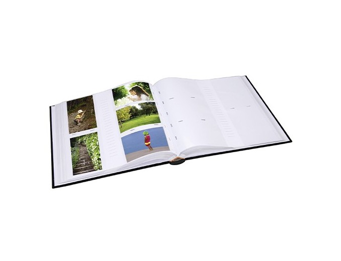 ALBUM 11,5X15 MEMO SQUARE 500phNOIR 5V P