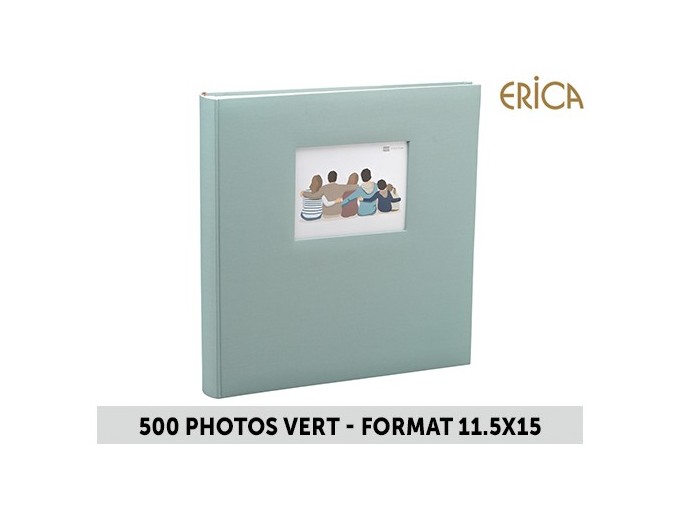 ALBUM 11,5X15 MEMO SQUARE 500phVERT 5V P