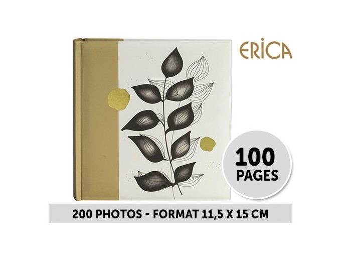 ERICA ALBUM 11,5X15 MEMO  NATURE 3  200P BEIGE