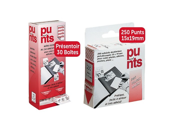 HENZO ADHESIF DOUBLE-FACE, BTDE 250 PUNTS (30)