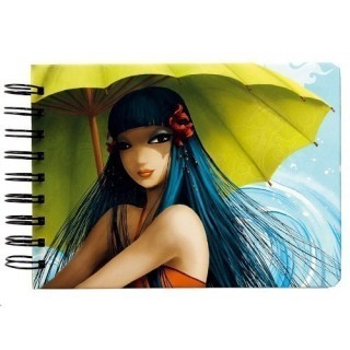 ALBUMCLASS LA PLAGE  175X125 30pNOIRES A SPIRAL