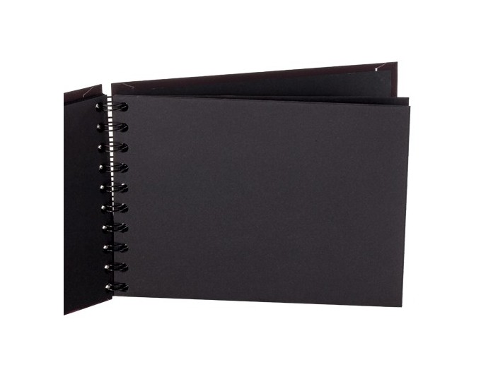 ALBUMCLASS LA PLAGE  175X125 30pNOIRES A SPIRAL