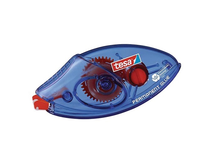 TESA ROLLER JETABLE COLLE PERMANENTE 84mmX85m