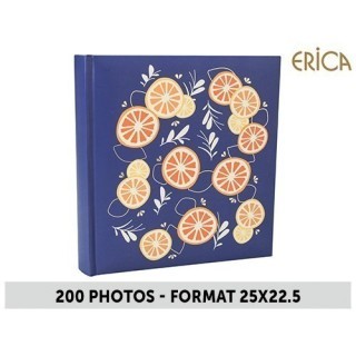 ALBUM POCHMEMO AGRUMES BLEU 200PH Format 25x225