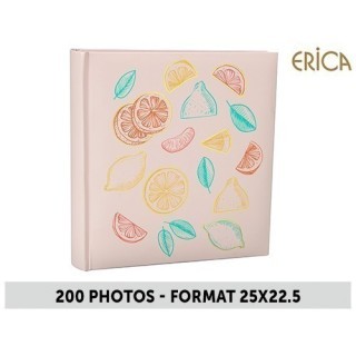 ALBUM POCHMEMO AGRUMES BEIGE 200PH Format 25x225