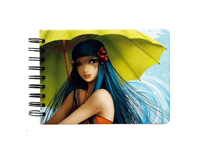 ALBUMCLASS LA PLAGE  175X125 30pNOIRES A SPIRAL